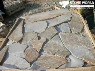 Desert Gold -Yellow Quartzite Slate Stone Radom Flagstone