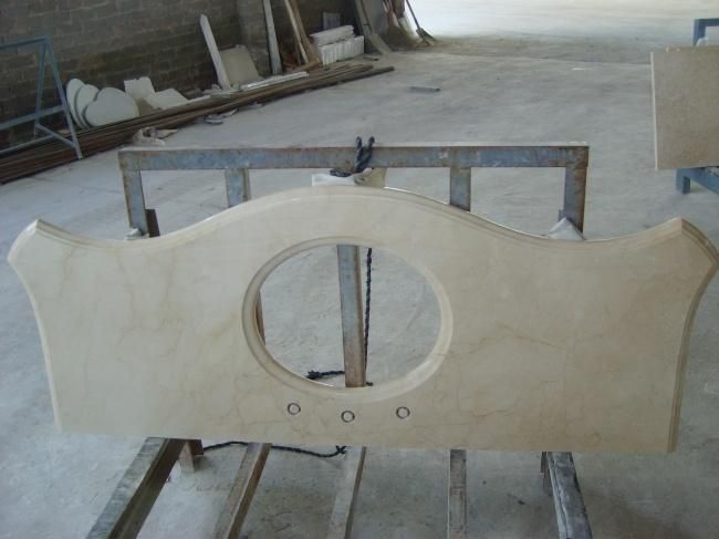 Natural Pink Granite Bathroom Vanity Tops