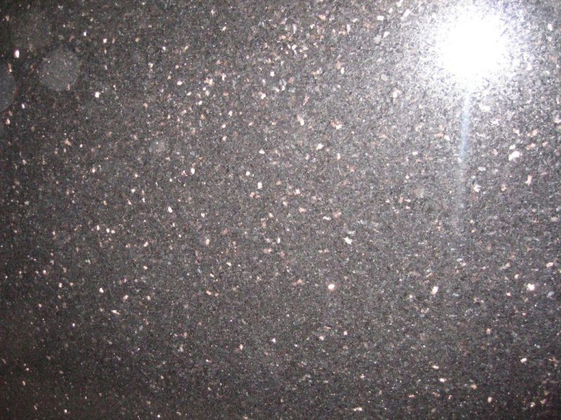 Black Galaxy Granite Natural Black Granite with Golden Spot Polished Big Slabs