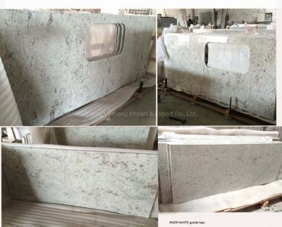 Dallas White Granite Countertops Natural Stone for Kitchen/Island