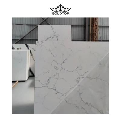 The High Grade Artificial Stone Polished/Honed Surface Kitchen/Bathroom Countertop Alasky Quartz for Home