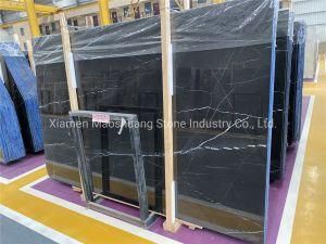 Cheapest Natural Stone Nero Black Marquina Marble of Slabs for Building Decoration