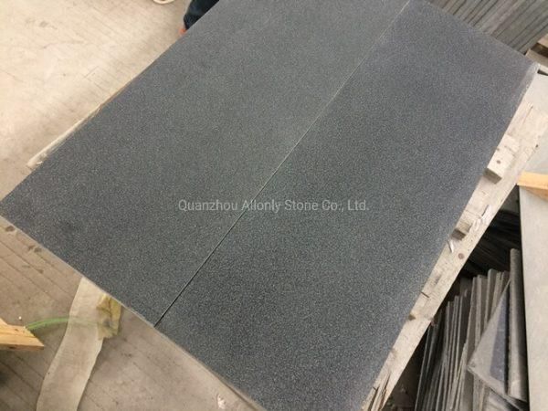 Wholesale Natural Stone China New Zimbabwe Black Granite Floor Tiles