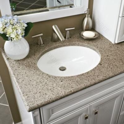 Artificial Stone Customized Solid Surface Vanity Tops for Bathroom