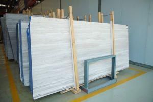 Wooden White Marble, Grade a Material