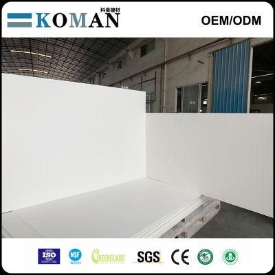 Modified Acrylic Solid Surface Corian Design White in Stock Max Width 1520mm