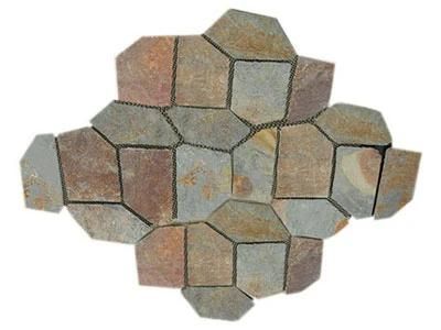 Wholesale Natural Rusty Irregular Slate for Paving