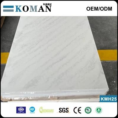2022 Marble Looking Solid Surface Sheets Pure Acrylic / Modified Acrylic Good Price