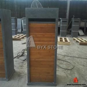 Handmade Letter Box/Post Blue Limestone Mailbox for Outdoor Garden