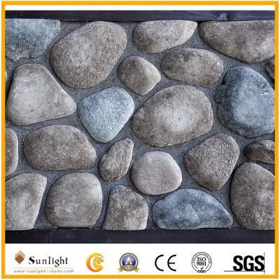 Natural Multicolored Black/Grey/Red/Grey Pebble Stone for Outdoor Decoration