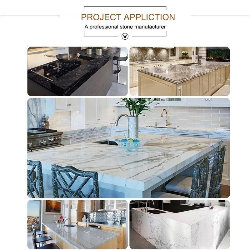 Arebascato Corchia Marble Stone Island for Kitchen Tops/ Vanity Tops/ Bar Tops