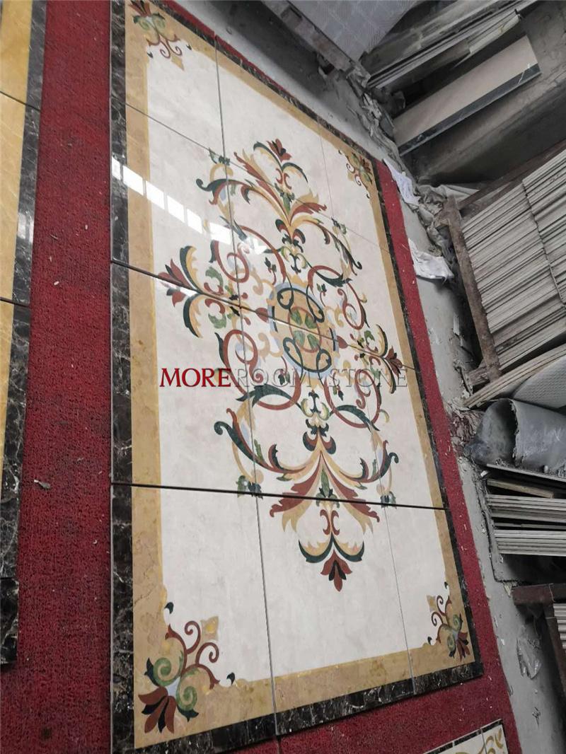 Hot Sale Water Jet Marble Floor Medallions Patterns for Home Decor