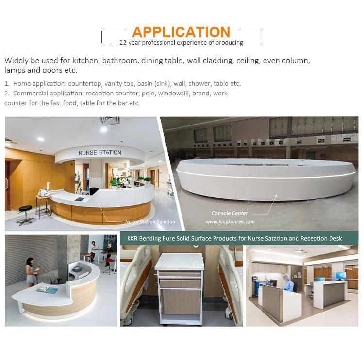 Man-Made Stone Sheets Korean Stone Artificial Sheet for Kitchen Top 3.17