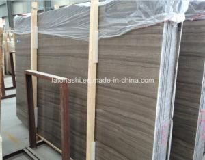 Polished Brown Athen Wood Marble Slab