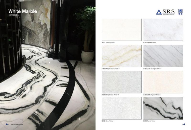 Chinese Natural Polished Grey/Black/Beige/Green/Brown/Wooden Guangxi/Bianco Carrara White Marble for Countertops Vanitytop Wall Floor Tile Stairs Thread Mosaic