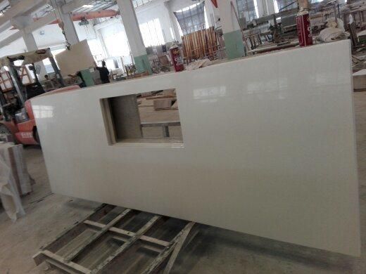 Popular Option Artificial Quartz Stone for Kitchen and Bathroom Countertop
