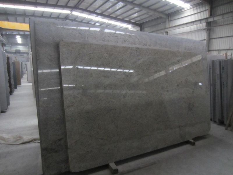 High Polished Kashmir White Granite Big Slabs