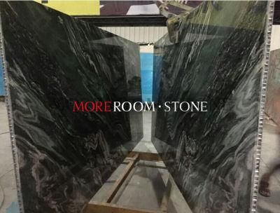 Lightweight Thin Panel Black Marble Slab for Interior Wall Decor