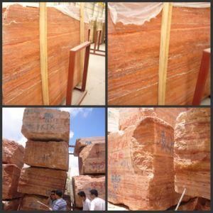 Quality Natural Red Travertine for Wall Flooring Slab/Tile