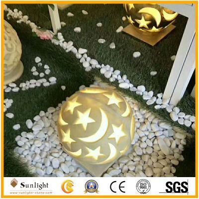 Nice LED Lighting Sandstone Handcrafts for Indoor outdoor Decoration