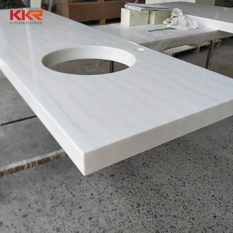 Large Size Solid Surface Precut Kitchen Countertop Vanity Coutertop