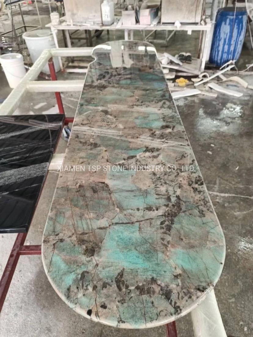 Exotic Material Natural Green Quartzite Slabs for Countertop and Wall Tile