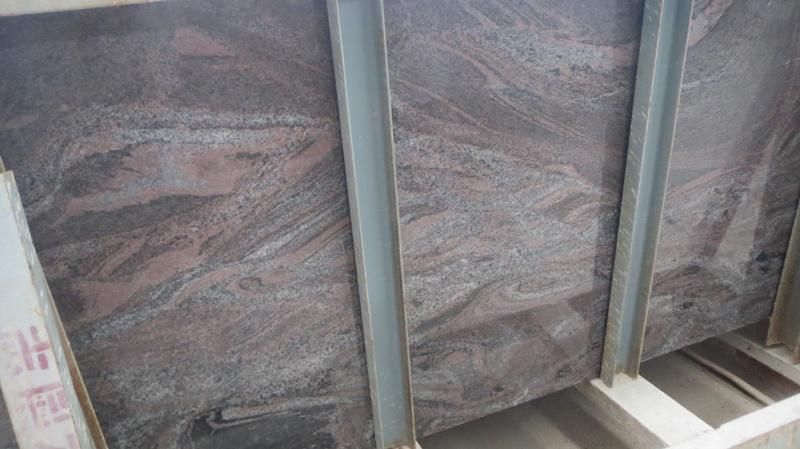 Popular Chinese Juparana Purple Granite Tiles Slabs Wall Covering