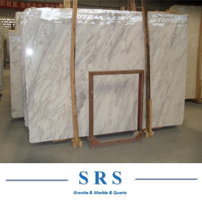 Volakas White Marble for Floor/Wall Tiles/Slabs/Cut to Size
