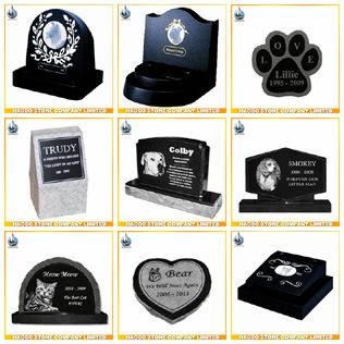 Green Granite Headstone