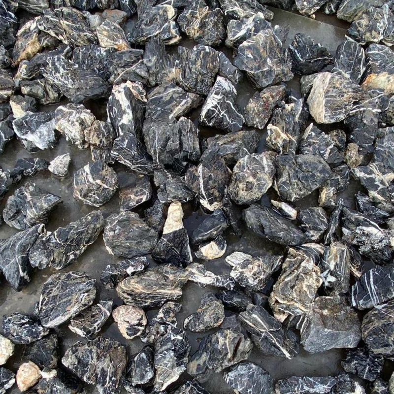 10-50 Cm Aquarium Pond Decoration Rocks Acid Washed Blue Dragon Stones