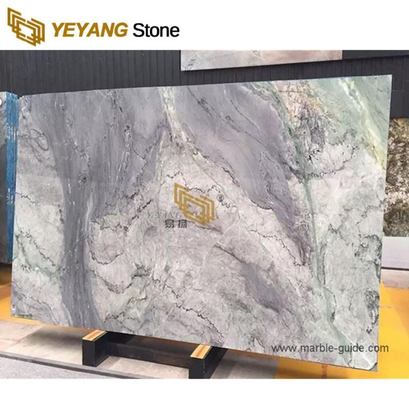 New Amazon Blue/Green Marble Slabs for Table/Home/Hotel/Decoration/Interior/Flooring/Background Wall