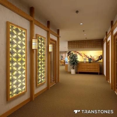 Yellow Decorative Resin Artificial Alabaster Marble Sheet