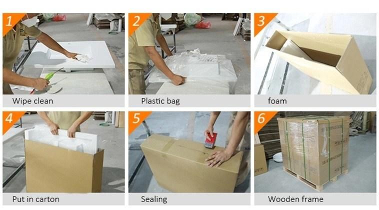 Custom Made Acrylic Stone Solid Surface Bathroom Vanity