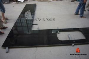 Customed Absolute Black Granite Kitchen Stone Tile Countertops for Sale