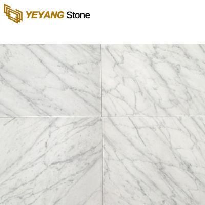 Polished Middle White/Carrara White Marble for Wall Floor Tile