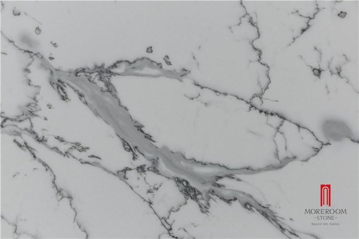 Big Slab Size Artificial Quartz Slab Stone for Office Reception Desk