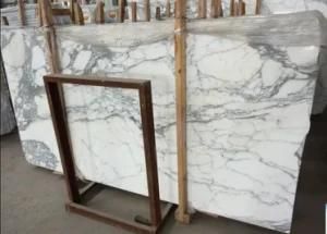 White Arabescato Marble Slabs/Tiles for Flooring and Wall Slab Tiles