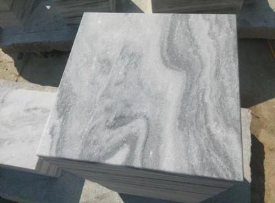 Cheap Cloudy Grey Marble White Wave Marble with Grey Vein
