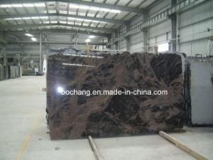 Indian Aurora Granite Gravestone for European Market