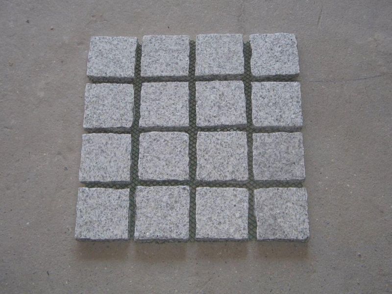 Building Material Flamed G603 Light Grey Granite Paving/Paver for Floor/Stair Tile Slab Fan Cubes