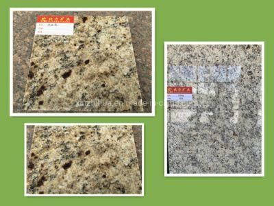 Brazil Gold Granite Tile Polished/Flamed Surface for Interior Covering/Counter Top