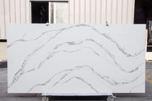 Calacatta Oceana / Quartz Slab for Kitchen/Bathroom/Wall/Floor