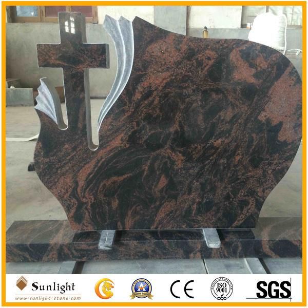 Black Granite Monument European Granite Memorials Tombstone C14