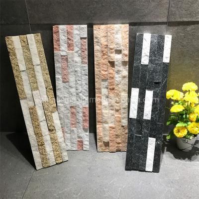 Black /Yellow /Rusty/White/Pink/Green Natural Culture Stone Zf-Sw-030
