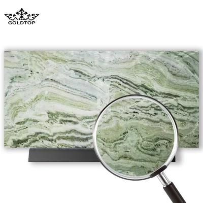 High Quality Retro Natural Stone Green Cold Ice Jade Marble for Villa Countertops