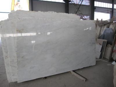 Spring White Chinese Marble Slabs Decoration Interior/Design Flooring/Walling/Countertop/Stairs Tiles/Economic Marble