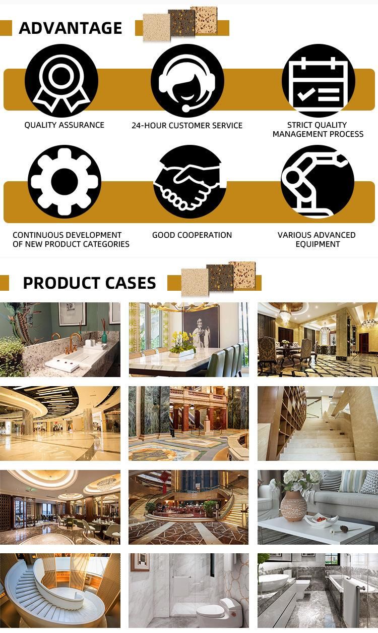 Quartz Stone Patterned Plate with High Price and Quality