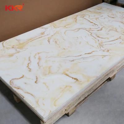 Decorative Material Acrylic Resin Light Translucent Stone Panel Solid Surface