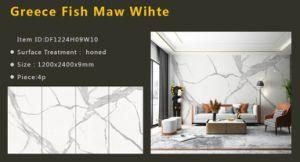 1200X2400X9mm Thin Honed Big Porcelain Sintered Stone for Background Wall, Kitchen, Dinner Countertop