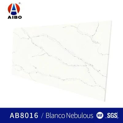 Kitchentop Artificial Quartz Slabs Heat Resistance with NSF SGS Certification